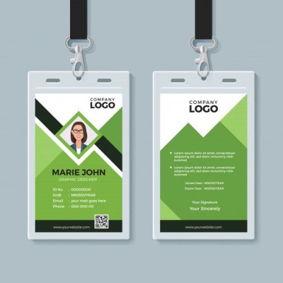 Customize ID Card UV Print (with Card, Ribbon, Cover)